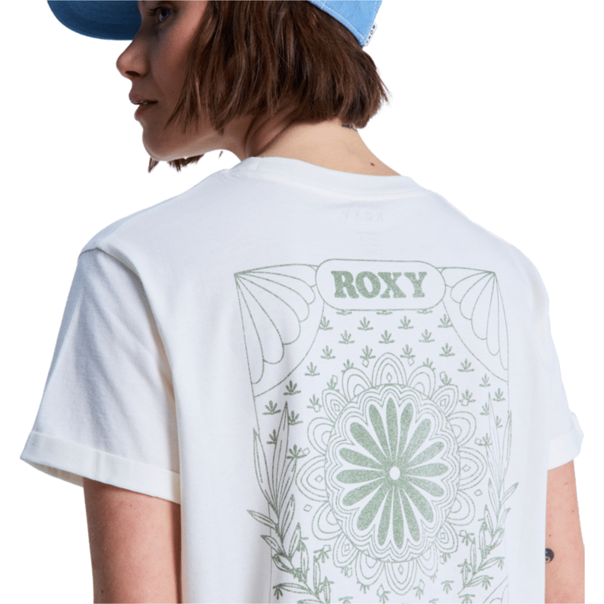 2026 Roxy Mujer Camiseta De Manga Corta Oceanregular ERJZT06110 - Coconut Milk